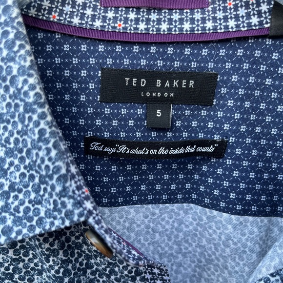 Ted Baker, Long Sleeve Patterned Shirt - Picture 2 of 3